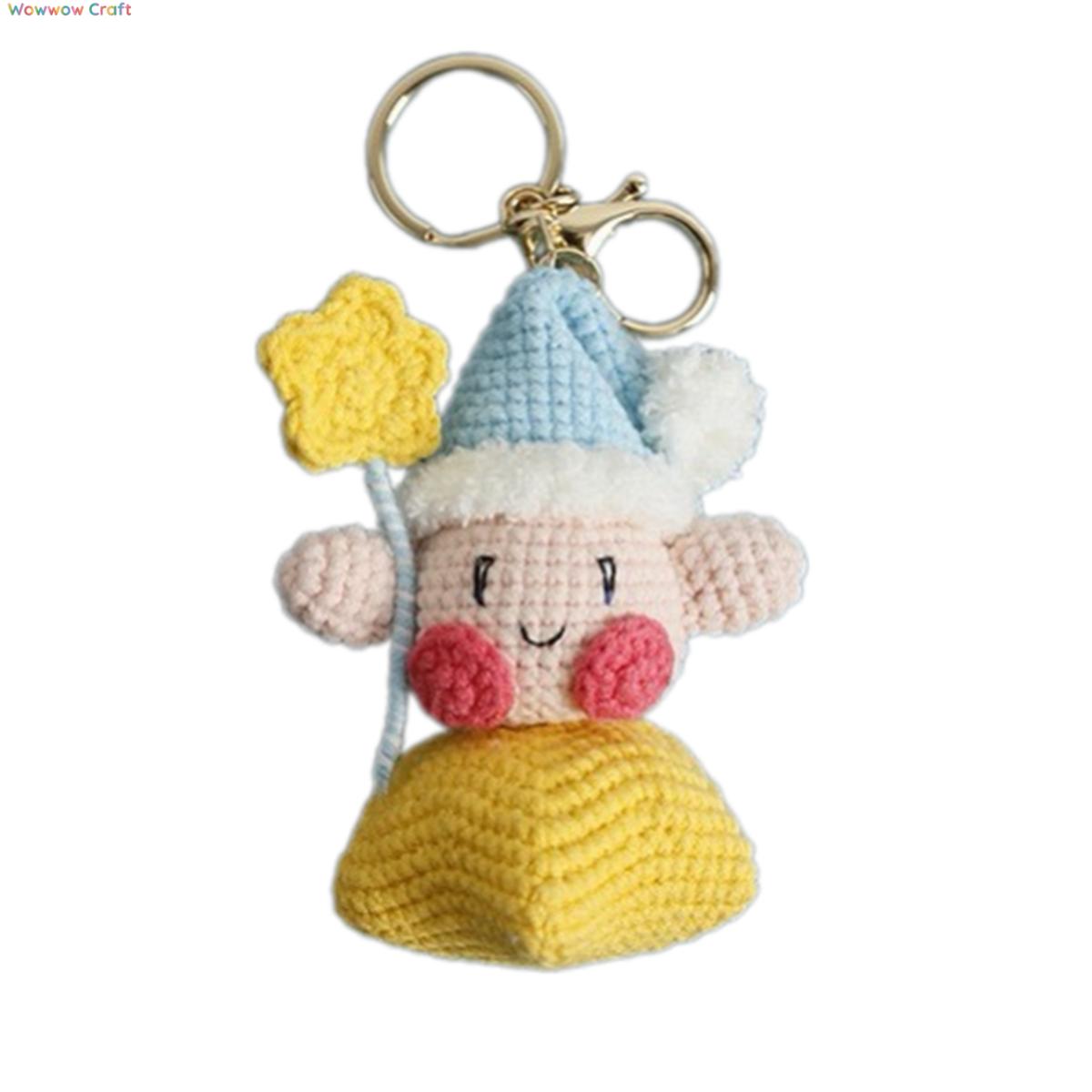 Pendants,Crochet Doll,Cute Hand-Crochet Doll Pendant - Hand-Crochet Keychain